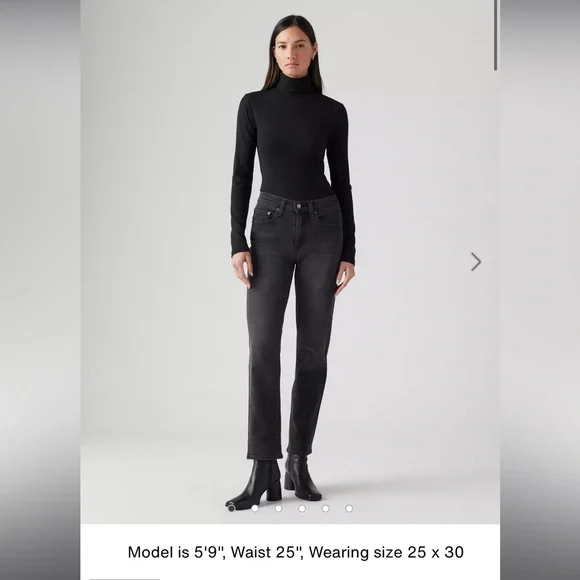 Levi’s 724 HIGH RISE SLIM STRAIGHT WOMEN'S JEANS - Picture 2 of 9